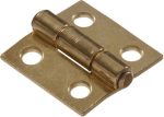 1-1 2  BRASS PLATED LT NARROW HINGE Online Hot Sale