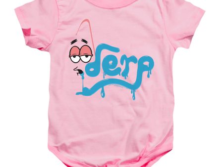 SPONGEBOB SQUAREPANTS : DERP INFANT SNAPSUIT Pink SM (6 Mo) Cheap