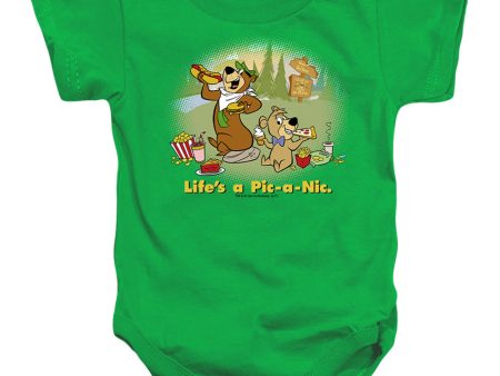 YOGI BEAR : LIFE S A PIC INFANT SNAPSUIT Kelly Green XL (24 Mo) For Sale