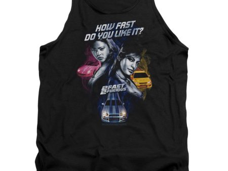 2 FAST 2 FURIOUS : FAST WOMEN ADULT TANK BLACK 2X Cheap