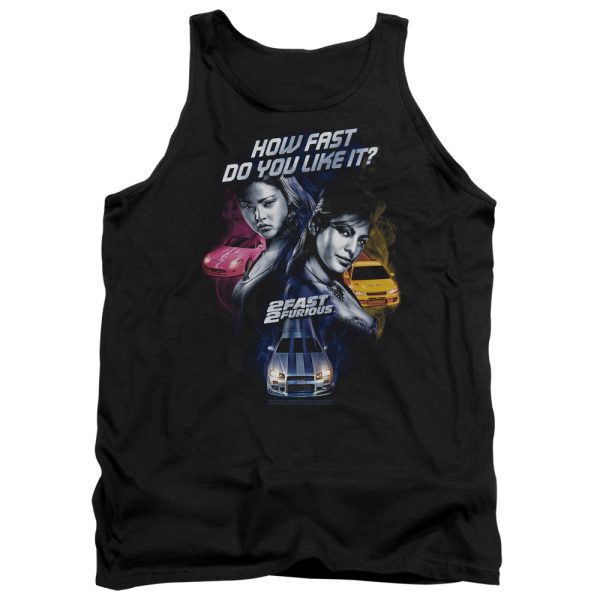 2 FAST 2 FURIOUS : FAST WOMEN ADULT TANK BLACK XL Hot on Sale