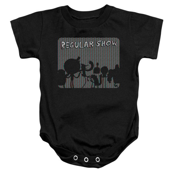 REGULAR SHOW : RGB GROUP INFANT SNAPSUIT Black XL (24 Mo) on Sale