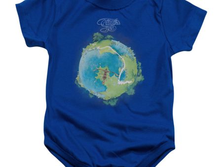 YES : FRAGILE COVER INFANT SNAPSUIT Royal Blue XL (24 Mo) on Sale