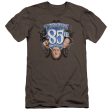 THREE STOOGES : 85TH ANNIVERSARY 2 PREMIUM CANVAS ADULT SLIM FIT T-SHIRT 30\1 CHARCOAL SM Discount