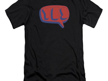 YES : WORD BUBBLE PREMIUM CANVAS ADULT SLIM FIT T-SHIRT 30\1 BLACK 2X Online Sale