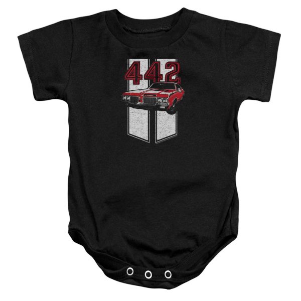 OLDSMOBILE : 442 INFANT SNAPSUIT Black MD (12 Mo) Online Sale