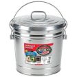 10-Gallon Galvanized Steel Trash Can Online Hot Sale